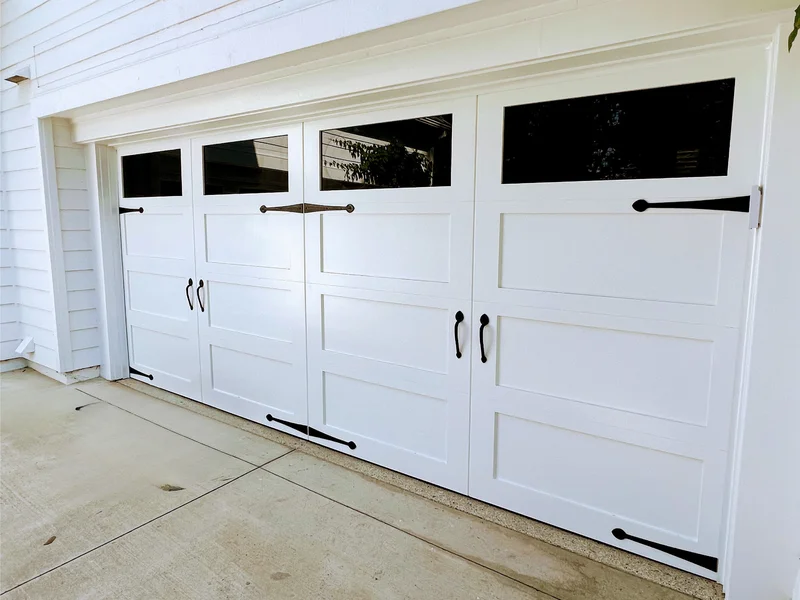 Carriage house garage door installation in Coto de Caza, Orange County CA