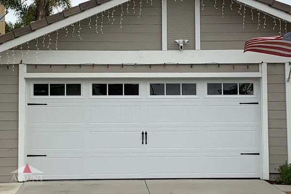 Long Panel carriage house garage door in Lake Forest, CA -- Avaunt Garage Doors