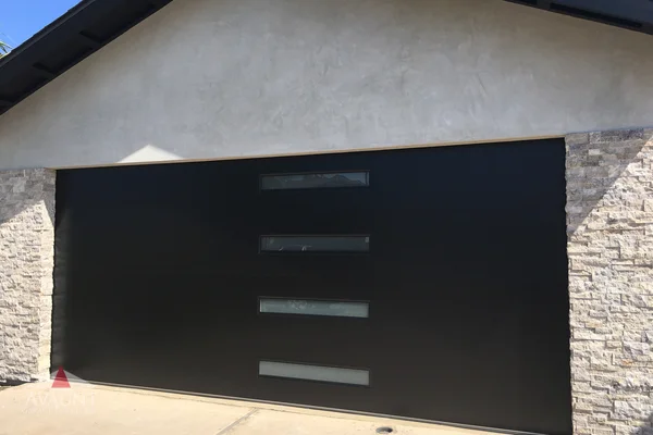 Smooth Steel contemporary garage door in Huntington Beach, CA -- Avaunt Garage Doors