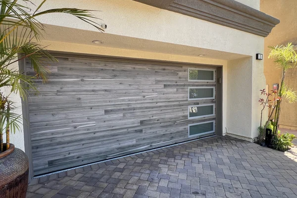 Wood Grain faux wood garage door in Aliso Viejo, CA -- Avaunt Garage Doors